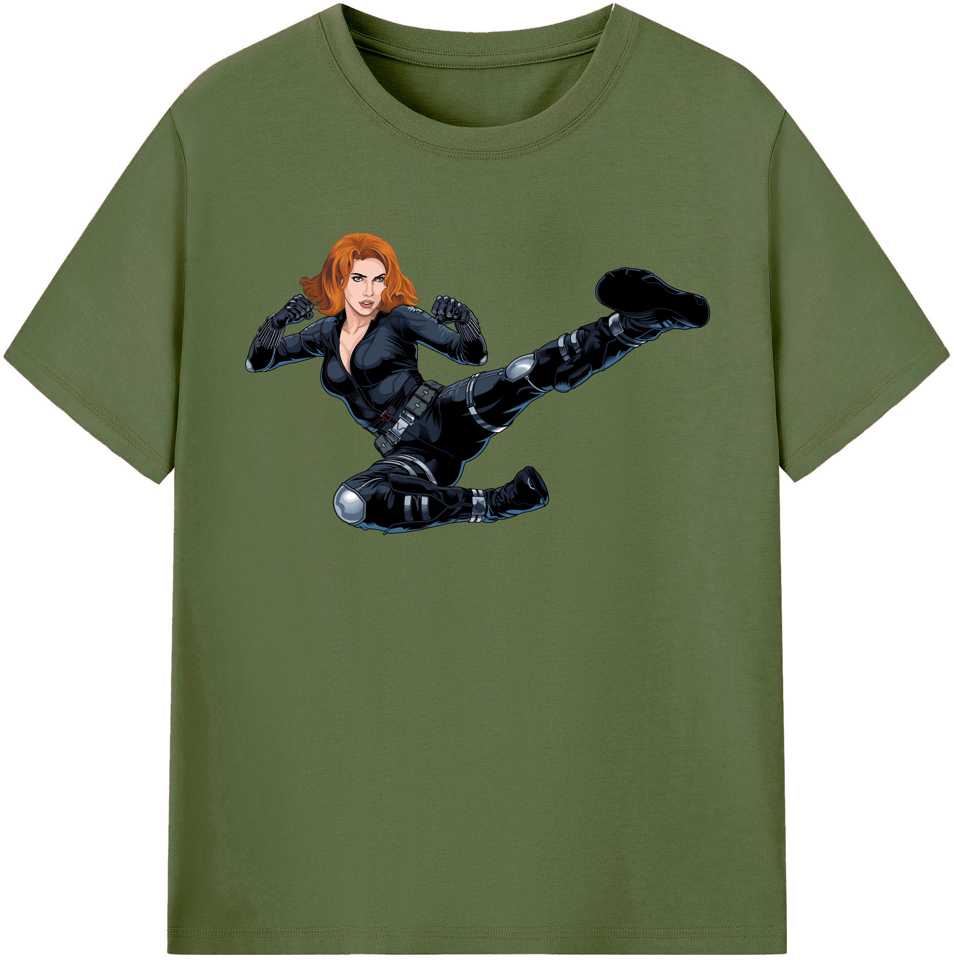 （画像用） アベンジャーズ The Avengers 綿100％半袖Tシャツ（フロントプリント）
